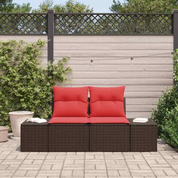 Garten-Sofa 2-Sitzanzahl Poly-Rattan