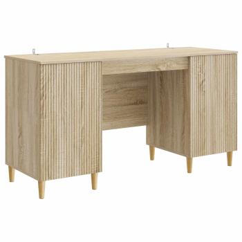 Schreibtisch Sonoma-Eiche 142,5 x 50 x 75 cm Holzwerkstoff