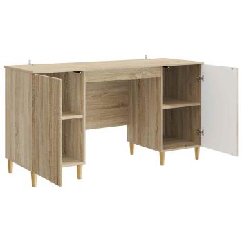 Schreibtisch Sonoma-Eiche 142,5 x 50 x 75 cm Holzwerkstoff