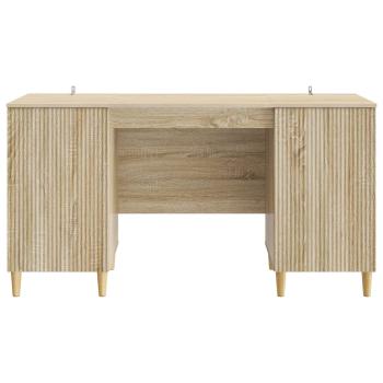 Schreibtisch Sonoma-Eiche 142,5 x 50 x 75 cm Holzwerkstoff