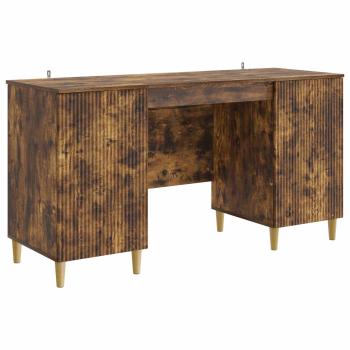 Schreibtisch Geräucherte Eiche 142,5 x 50 x 75 cm Holzwerkstoff