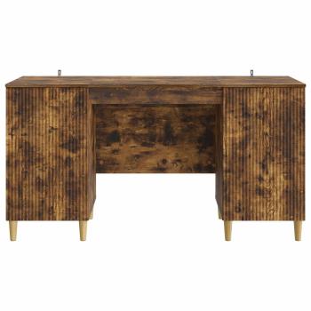 Schreibtisch Geräucherte Eiche 142,5 x 50 x 75 cm Holzwerkstoff