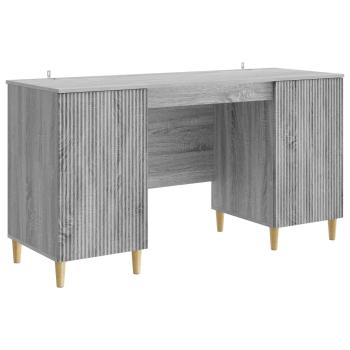 Schreibtisch Graues Sonoma 142,5 x 50 x 75 cm Holzwerkstoff