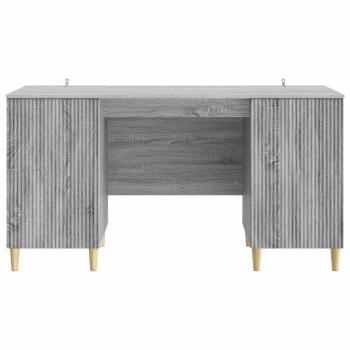 Schreibtisch Graues Sonoma 142,5 x 50 x 75 cm Holzwerkstoff