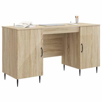 Schreibtisch Sonoma-Eiche 142,5 x 50 x 75 cm Holzwerkstoff