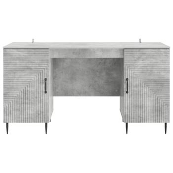 Schreibtisch Betongrau 142,5 x 50 x 75 cm Holzwerkstoff