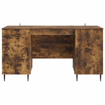Schreibtisch Räuchereiche 142,5 x 50 x 75 cm Holzwerkstoff