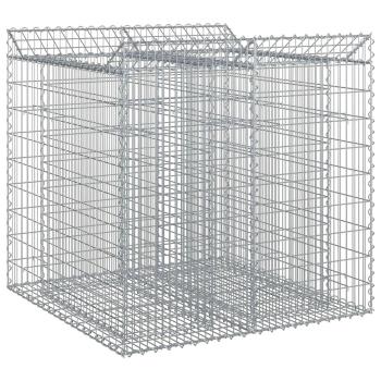 Gabionen-Hochbeet 2 stk. 100 x 100 x 100 cm Verzinkter Stahl