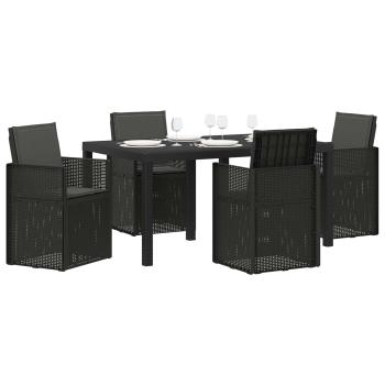 Garten Essgruppe 5 stk. Anthrazit PP