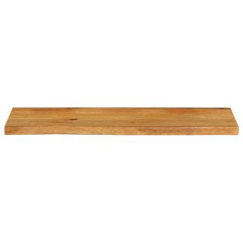 Tischplatte mit Baumkante 100x30x2,5 cm Massivholz Mango