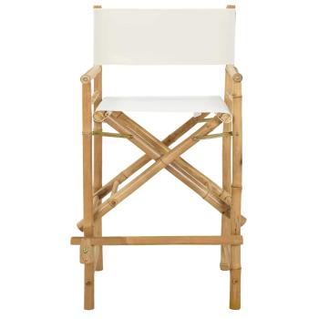 Klappstuhl f?r Regisseure 2 stk. Natur Bambus