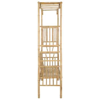 Gartenbogen mit Sitzbank 115 x 50 x 205 cm Bambus