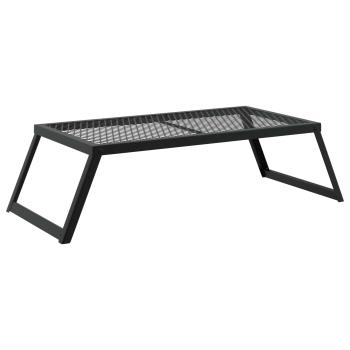 Faltbarer Campinggrill 58 x 31 x 2 cm Legierter Stahl Schwarz