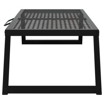 Faltbarer Campinggrill 58 x 31 x 2 cm Legierter Stahl Schwarz