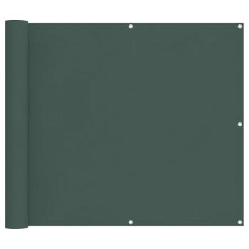 Balkonsichtschutz Dunkelgrün 100 x 200 cm Oxford-Stoff