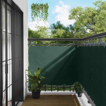 ARDEBO.de - Balkonsichtschutz Dunkelgrün 110 x 600 cm Oxford-Stoff
