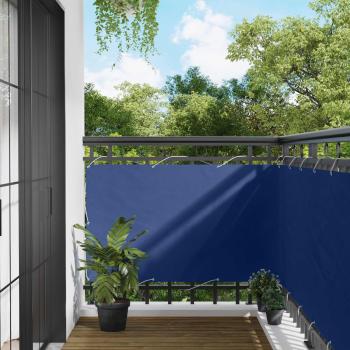ARDEBO.de - Balkonsichtschutz 100 x 1000 cm Oxford-Stoff Rechteckig Blau