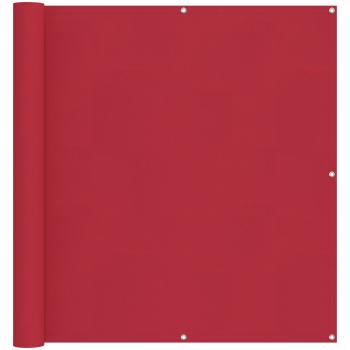 Balkonsichtschutz 110 x 300 cm Oxford-Stoff Rechteckig Rot
