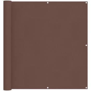 Balkonsichtschutz Braun 110 x 500 cm Oxford-Stoff