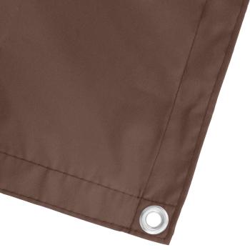 Balkonsichtschutz Braun 110 x 500 cm Oxford-Stoff