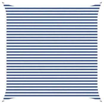 Sonnensegel Blau und Weiß 4,5 x 4,5 m 100 % Polyester Oxford