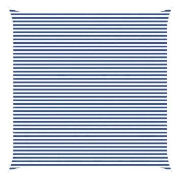 Sonnensegel 6 x 6 m 100 % Polyester Oxford Quadratisch
