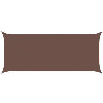 Sonnensegel Braun 6 x 2,5 m 100 % Polyester Oxford