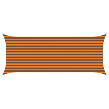 Sonnensegel Orange und Braun 5 x 2 m 100 % Polyester Oxford