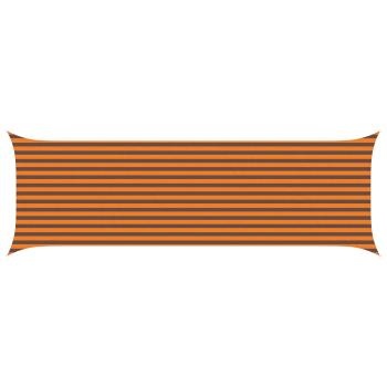 Sonnensegel Orange und Braun 6 x 2 m 100 % Polyester Oxford