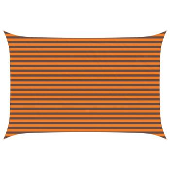 Sonnensegel Orange und Braun 4,5 × 3 m 100 % Polyester Oxford
