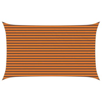 Sonnensegel Orange und Braun 3 x 5 m 100 % Polyester Oxford