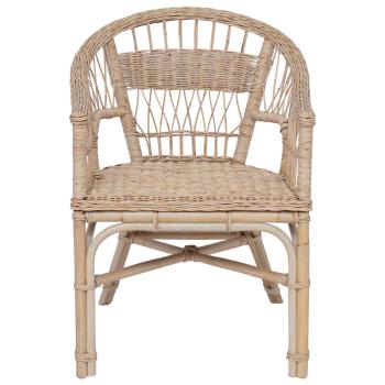 Stapelstuhl Natur 60 x 60 x 81 cm Rattan