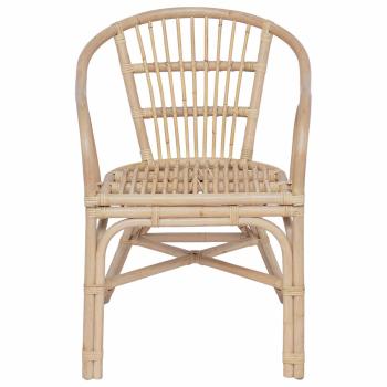 Stapelstuhl Natur 58 x 60 x 81 cm Rattan