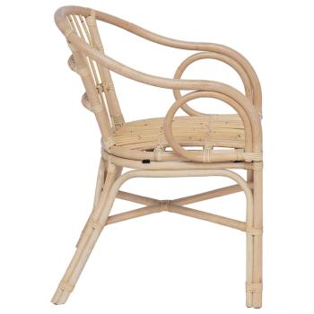Stapelstuhl Natur 58 x 60 x 81 cm Rattan
