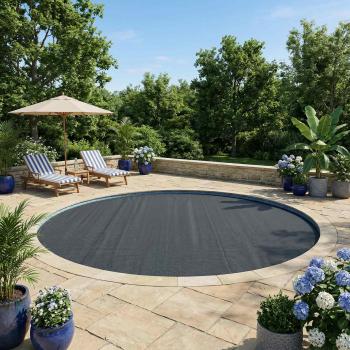 ARDEBO.de - Sonnendeck für Pools Extra Schwer Ø 549 cm 400 ?m Rund PE
