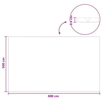Sonnendeck für Pools Extra Schwer 800 x 500 cm, 400 ?m