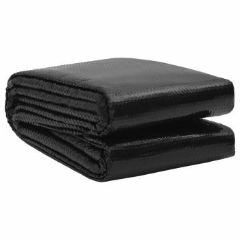 Solar Poolabdeckung Hochwertig Ø 600 cm 200 ?m Rund PE Schwarz