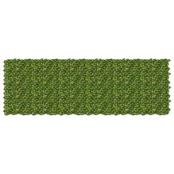 ARDEBO.de - Balkonsichtschutz mit Blättern Grün und Gelb 300 x 100 cm