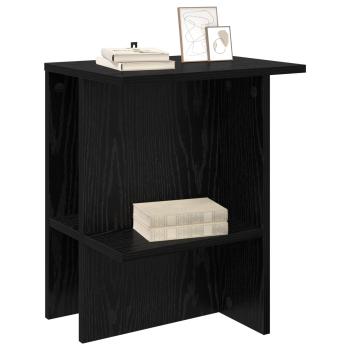 Couchtisch Schwarz Eichen-Optik 40 x 30 x 49 cm Holzwerkstoff