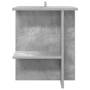 Couchtisch Betongrau 40 x 30 x 49 cm Holzwerkstoff
