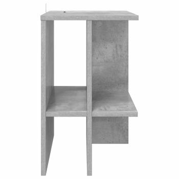 Couchtisch Betongrau 40 x 30 x 49 cm Holzwerkstoff