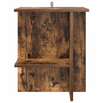 Couchtisch R?uchereiche 40 x 30 x 49 cm Holzwerkstoff