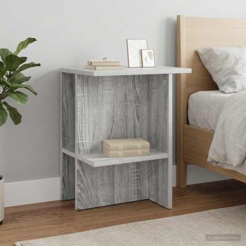 ARDEBO.de - Couchtisch Sonoma-Grau 40 x 30 x 49 cm Holzwerkstoff