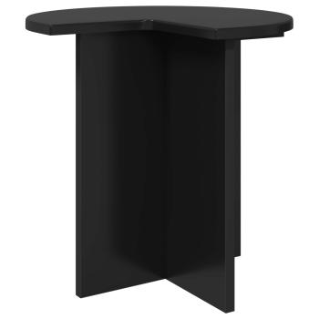 Beistelltisch Schwarz Eichen-Optik Ø 39 x 38 cm Holzwerkstoff