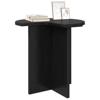 Beistelltisch Schwarz Eichen-Optik Ø 39 x 38 cm Holzwerkstoff