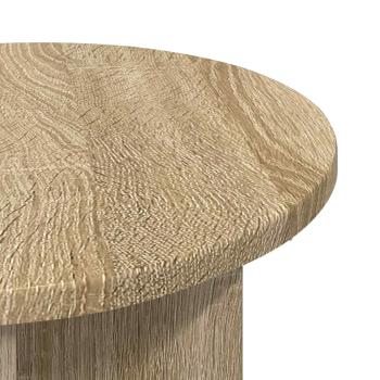 Beistelltisch Sonoma-Eiche Ø 39 x 38 cm Holzwerkstoff
