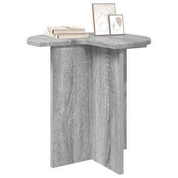 Beistelltisch 2 Stk. Sonoma-Grau Ø 39 x 38 cm Holzwerkstoff