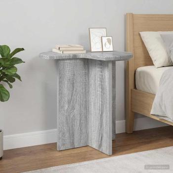 Beistelltisch 2 Stk. Sonoma-Grau Ø 39 x 38 cm Holzwerkstoff