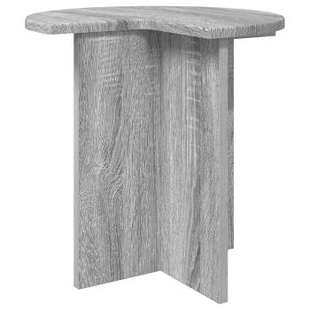 Beistelltisch 2 Stk. Sonoma-Grau Ø 39 x 38 cm Holzwerkstoff