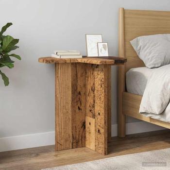 ARDEBO.de - Beistelltisch Altholz Ø 39 x 38 cm Holzwerkstoff